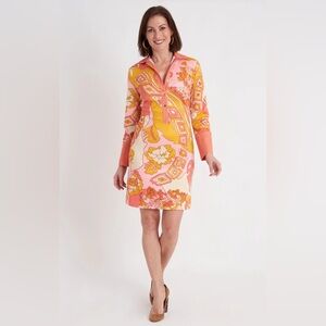 CK Bradley Ivy Dress Whirlwind Marigold